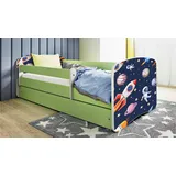 raumhirsch furniture Kinderbett Raumhirsch 80 x 180 cm Holzwerkstoff grün