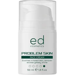 ED Cosmetics Problem Skin - feuchtigkeitsspendende Beruhigend, Mattierend & Unreinheiten Bekämpfend Creme 50 ml Frauen