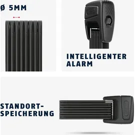 ABUS Bordo 6000AF/120 Schwarz Faltschloss