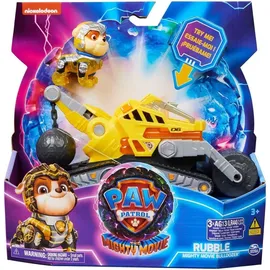 Spin Master Spin Master, Paw Patrol Der Mighty Kinofilm, Superhelden-Basis-Fahrzeug von Rubble (6067511)