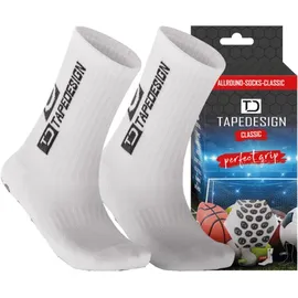 TapeDesign Allround Socks Classic weiß 37-48