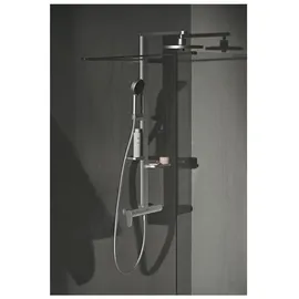 Ideal Standard Duschsystem Einhebel-Armatur mit Regen- und Handbrause Silver