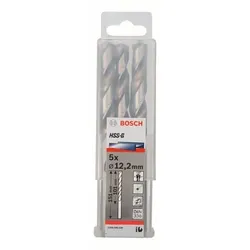 Metallbohrer HSS-G, DIN 338, 12,2 x 101 x 151 mm, 5er-Pack