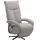sit&more TV-Sessel Zoe 74 x 112 x 82 cm Silber Polyester mit Kopfteilverstellung & 360° Drehfunktion