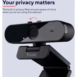 Trust TW-250 QHD Webcam Schwarz
