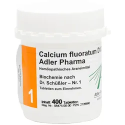 Biochemie Adler 1 Calcium fluoratum D12 Adler Phar