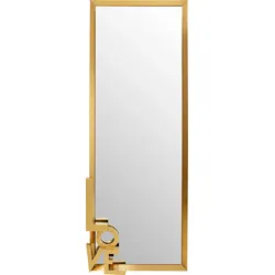 KARE DESIGN Wandspiegel Love Letters Spiegel Gold
