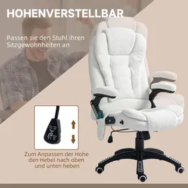 Vinsetto Bürostuhl Weiß