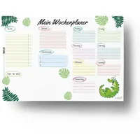 Schreibtischunterlage aus Papier zum Abreißen (Notizen, Wochenplaner, Schreibunterlage, Malunterlage - DIN A3 / 25 Blatt), Motiv:Mario, Anzahl:1 Stück