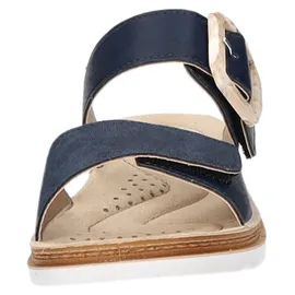 ROHDE Damen Pantolette mit schöner Zierschnalle und Klettverschluss Baviera 1301, Größe:37 EU,