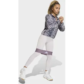 adidas Rollkragenpullover Leopard Lila L