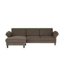 medium Ecksofa  Medium ¦ braun ¦ Maße (cm): B: 250 H: 78 T: 162