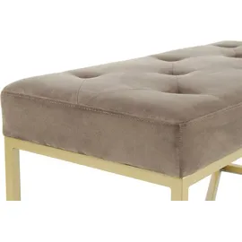 Kayoom Hockerbank Cameron 125 Polyester 90 x 40 x 40 cm Braun