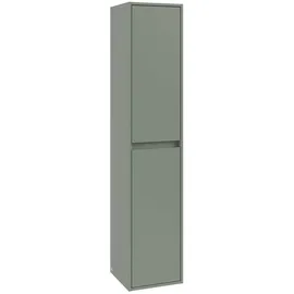 Villeroy & Boch Skyla C80101AF Hochschrank 35,0 x 170,0 x 34,9 cm Soft Green Glas/Holz