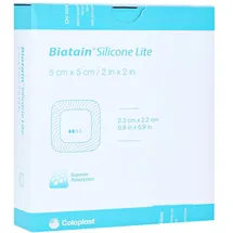 1001 Artikel Medical Biatain Silikon Lite Schaumverband 5 x 5 cm 5 St.