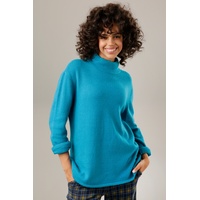 Aniston CASUAL Strickpullover, Gr. 40, petrol, , 37657841-40