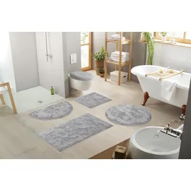 OTTO home Badematte Jos Grau Ø 75 cm