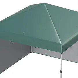 Outsunny Faltpavillon 3 x 3 m inkl. 2 Seitenteile Grün