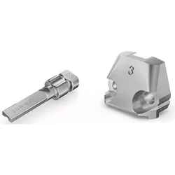 Fein Stempel und Matrize im Set bis 3,0 mm Edelstahlblech (600 N/mm2) - 31309142010