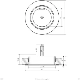 EVN Möbeleinbauleuchte 425 421 go