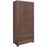 Home Affaire Kleiderschrank »Gotland; Wäscheschrank, Mehrzweckschrank mit Schubladen, Landhausstil«, (B/H/T ca: 80cmx178cmx40cm), massive Kiefer, FSC® zertifiziert, langlebige Qualität trifft Stil