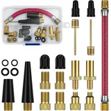 luxuskollektion Schlauchadapter Fahrradventil Adapter Set Französisches Ventil Adapter Bike Auto