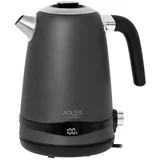 Adler ad 1295 Wasserkocher of Stahl 1,7 l satiniert grau