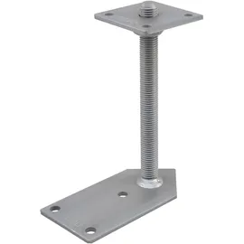 Pitzl Pfostenträger Typ 11013.6200 Eck Zinip beschichtet mit Gewindestange 1 Stück