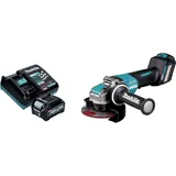 Makita GA 044 GD101 Akku Winkelschleifer 40 V max. 125 mm X-LOCK Brushless + 1x Akku 2,5 Ah + (125 mm)
