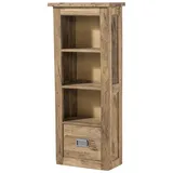 Massivmoebel24 Hängeschrank 50 x 26 x 120 cm Beige/Weiß