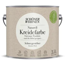 Schöner Wohnen Naturell Kreidefarbe Schneegestöber weiß matt 2,5 l