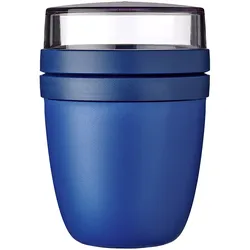 MEPAL Lunchpot ELLIPSE Lunchbox Snackbox mit 2 Behältern vivid blue