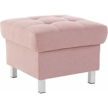 sit&more Polsterhocker Picasso Polyester 58 x 43 x 58 cm Rosa/Orange