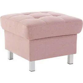 sit&more Polsterhocker Picasso Polyester 58 x 43 x 58 cm Rosa/Orange
