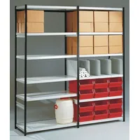 Kerkmann Aktenregal 100 x 40 x 225 cm Schwarz