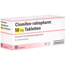 Clomifen-ratiopharm 50 mg Tabletten 10 St