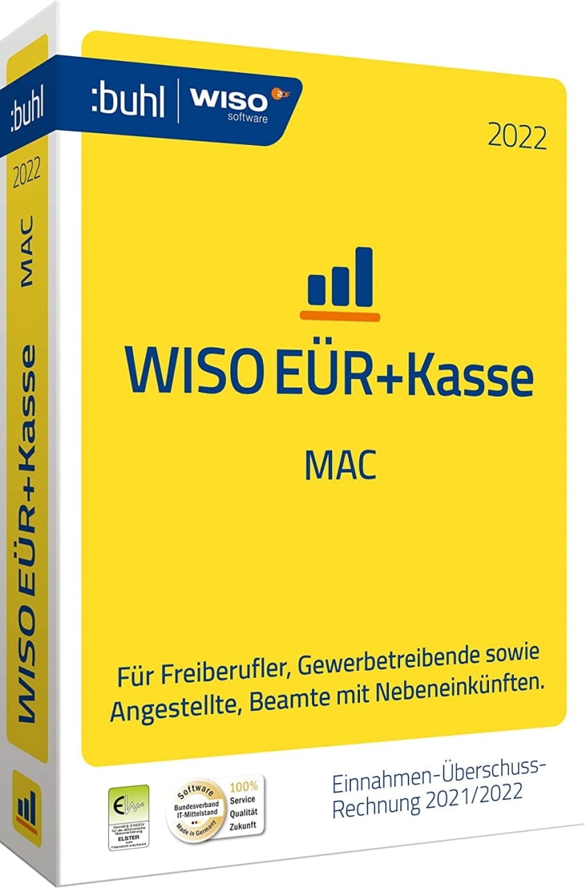 WISO EÜR & Kasse 2022, für die Geschäftsjahre 2021/2022