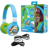Lexibook Lexibook, Schlümpfe, 2-in-1 Bluetooth® & Kabel-Kopfhörer faltbar | Gr.: onesize