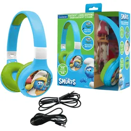 Lexibook Lexibook, Schlümpfe, 2-in-1 Bluetooth® & Kabel-Kopfhörer faltbar | Gr.: onesize