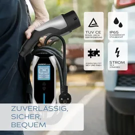 Launch Tragbares Elektroauto-Ladegerät Mobile Wallbox Typ 2 (3,68 kW, 16 A) 7 m