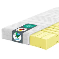 Ravensberger Matratzen HR-Kaltschaummatratze Komfort-SAN® 100x200 cm - Härtegrad H2, weich - Höhe 18cm - 7-Zonen Matratze mit Baumwoll-Doppeltuch-Bezug - Oeko-TEX®-Zertifiziert - Made in Germany