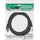InLine Patchkabel, S/FTP (PiMf), Cat.6A, halogenfrei, schwarz, 1m