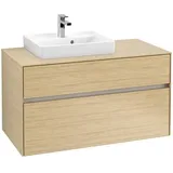 Villeroy & Boch Collaro Waschbeckenunterschrank 100 x 55 cm Nordic Oak