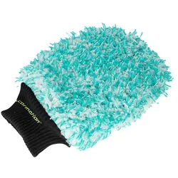 Carmotion Waschhandschuh Polierhandschuh Microfaser feines Chenille