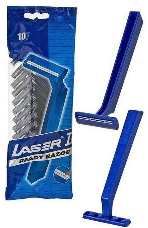 Laser II Einwegrasierklingen Herren 10 Stück
