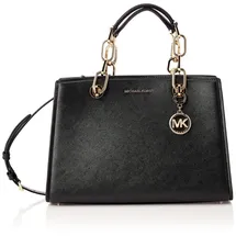 Michael Kors Cynthia Charm Small Camera Bag Leather Black