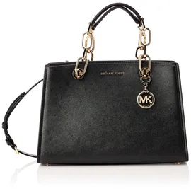 Michael Kors Cynthia Charm Small Camera Bag Leather Black
