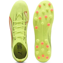 Puma Ultra 6 Pro MG Erwachsene yellow alert/black/silver/glowing red 39