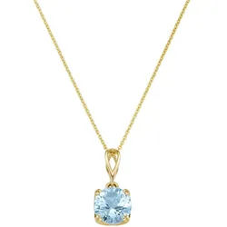 Luigi Merano Kette mit rundem Edelstein Anhänger, Gold 585 Ketten   Damen 
