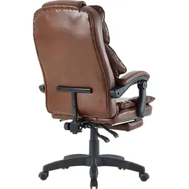 Trisens Schreibtischstuhl Bürostuhl Gamingstuhl Racing Chair Chefsessel mit Fußstütze